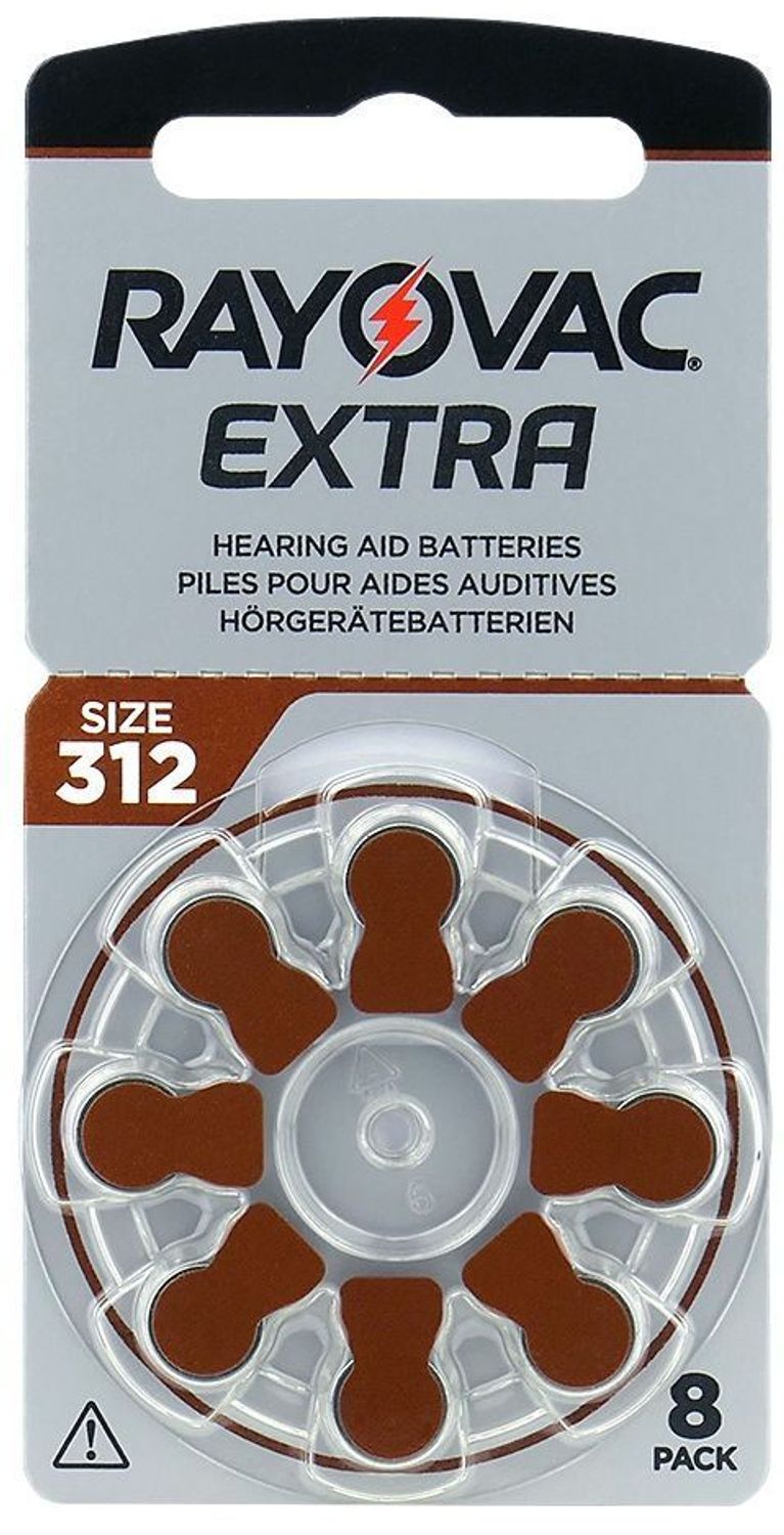 Baterie Rayovac Extra Advanced 312  PR41 do aparatów słuchowych – 6 sztuk w blistrze. Wysoka pojemność, stabilne napięcie.jpg